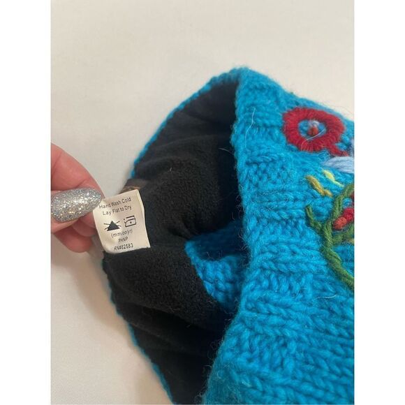 Turtle Fur Adult Blue Beanie - Picture 5 of 5